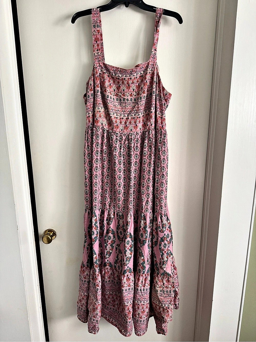 KNOX ROSE Women's Printed Maxi Dress Size XXL Like New